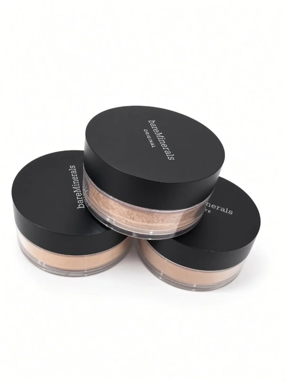 bareMinerals 3-Pc Lot Foundation Light 08 Medium 10 Fairly Medium 05 SPF 15 NWT